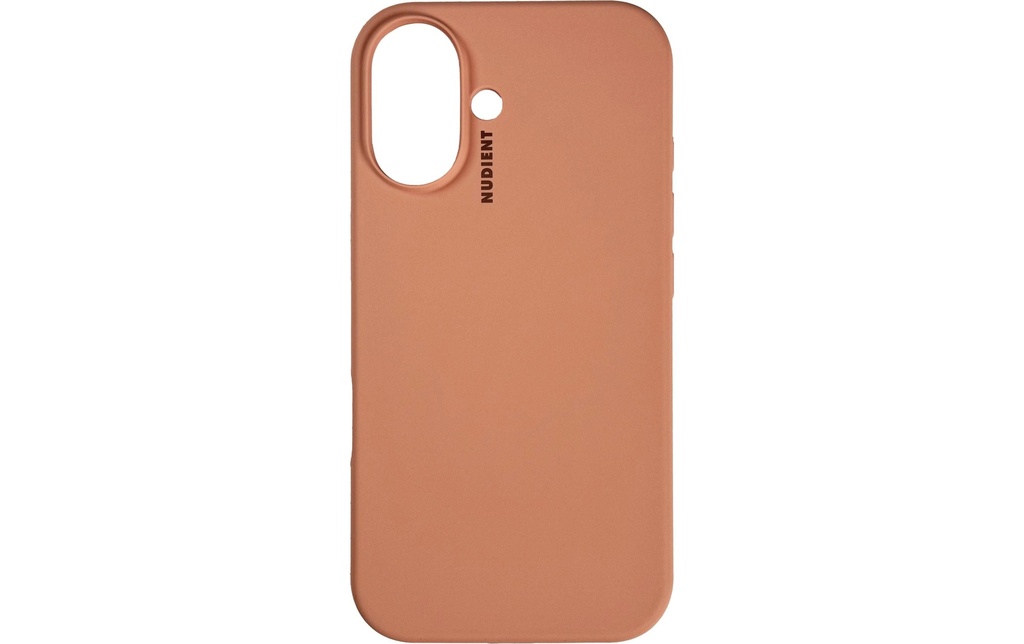 Nudient Coque arrière Base Case Magsafe iPhone 16 Plus Orange pêche