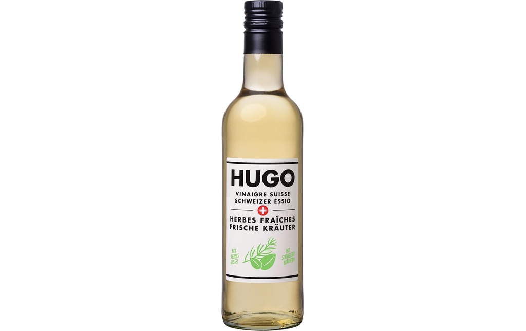 Hugo Reitzel Bouteille Vinaigre suisse aux herbes 500 ml