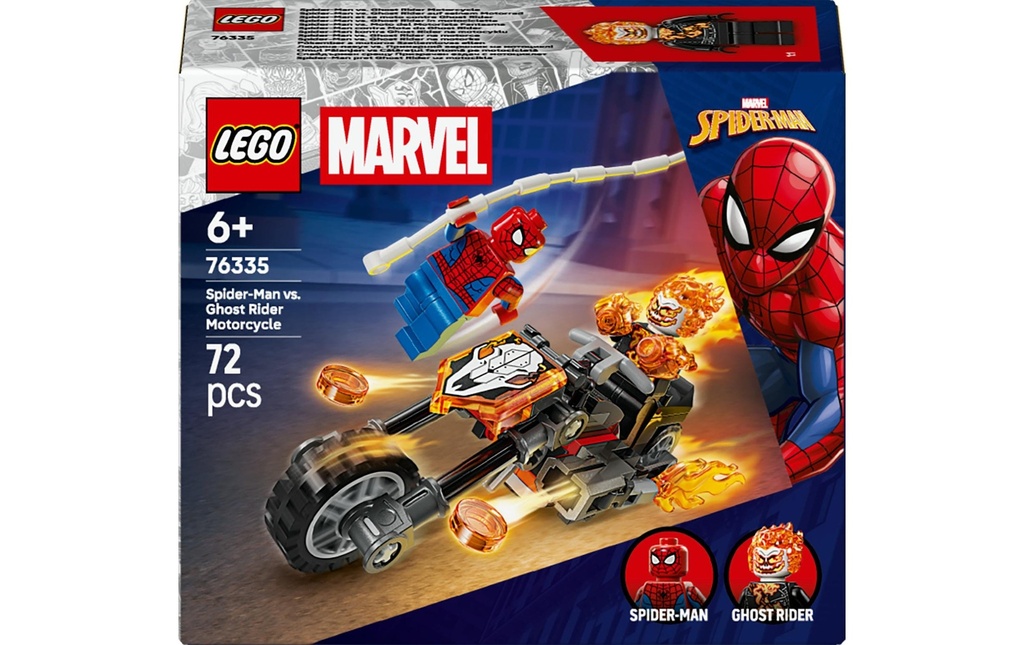 LEGO® Marvel Spider-Man et sa moto contre Ghost Rider 76335