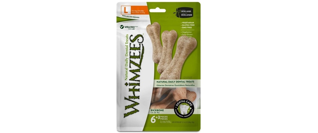 Whimzees Produit à mâcher  Os de riz L, 360 g