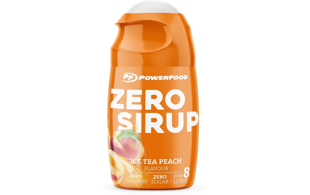 PowerFood Sirop zéro 65 ml, Ice Tea Peach