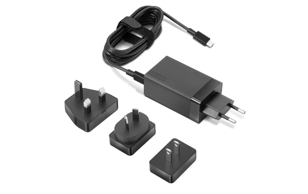 Lenovo Bloc d’alimentation Adaptateur de voyage USB-C 65 W