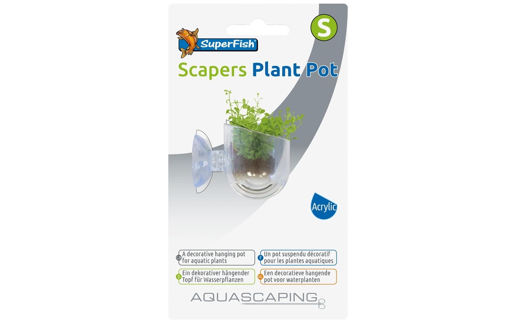 SuperFish Scapers Pot de plantes Petit