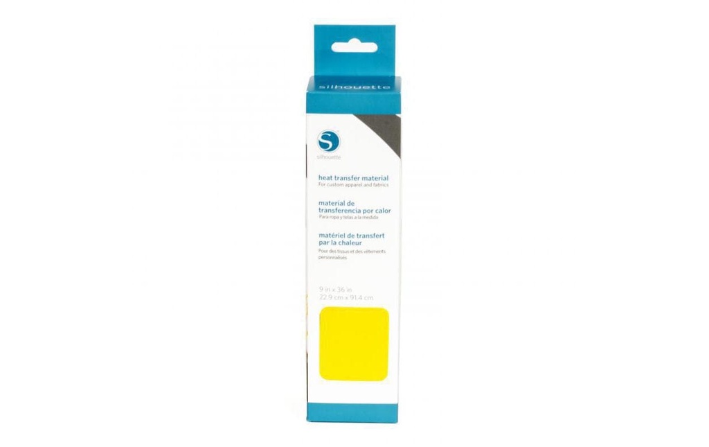 Silhouette Film thermocollant 22.9 cm x 91.4 cm Jaune, floqué