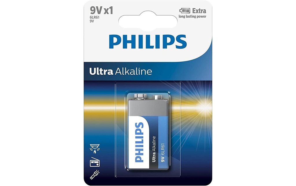 Philips Pile Ultra Alkaline 9V E-Block , 1 Pièce/s