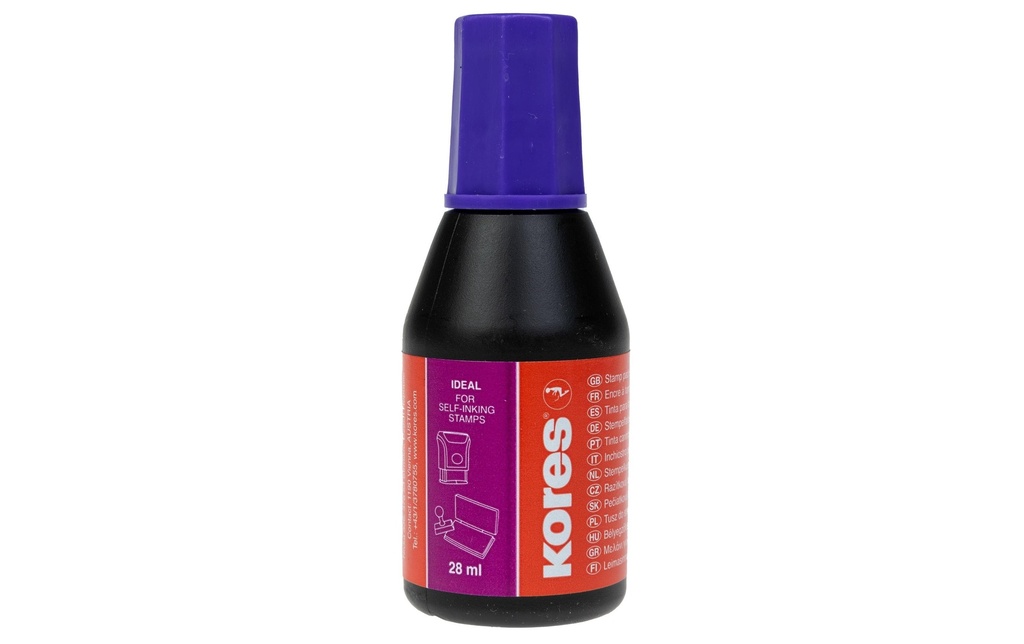 Kores Encre pour tampon 28 ml, Violet