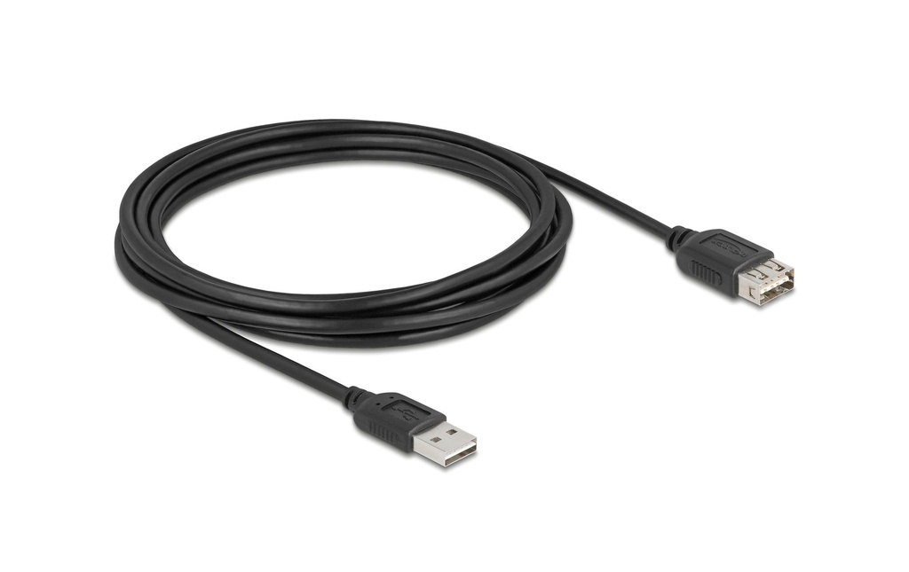 Delock Câble de prolongation USB 2.0 USB-A - USB-A 3 m
