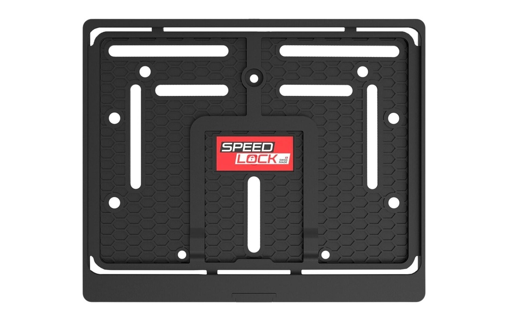 SPEEDLOCK Cadre de plaque moto, plastique 18 × 14 cm