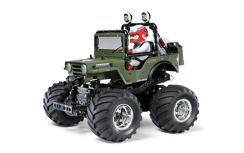 Tamiya Monster Truck Wild Willy 2 RWD WR-02G Kit de construction, 1:10