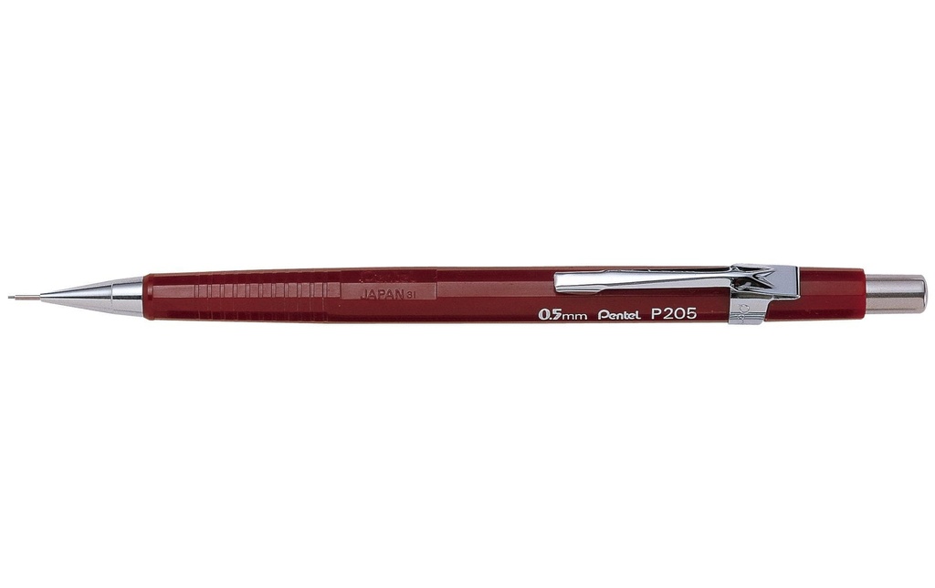 PENTEL Porte-mines Sharp 0.5 rouge