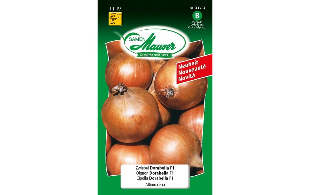 Samen Mauser Semence Oignon Dorabella F1