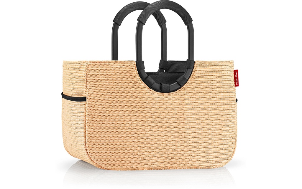Reisenthel Panier de course loopshopper M Frame Raffia black
