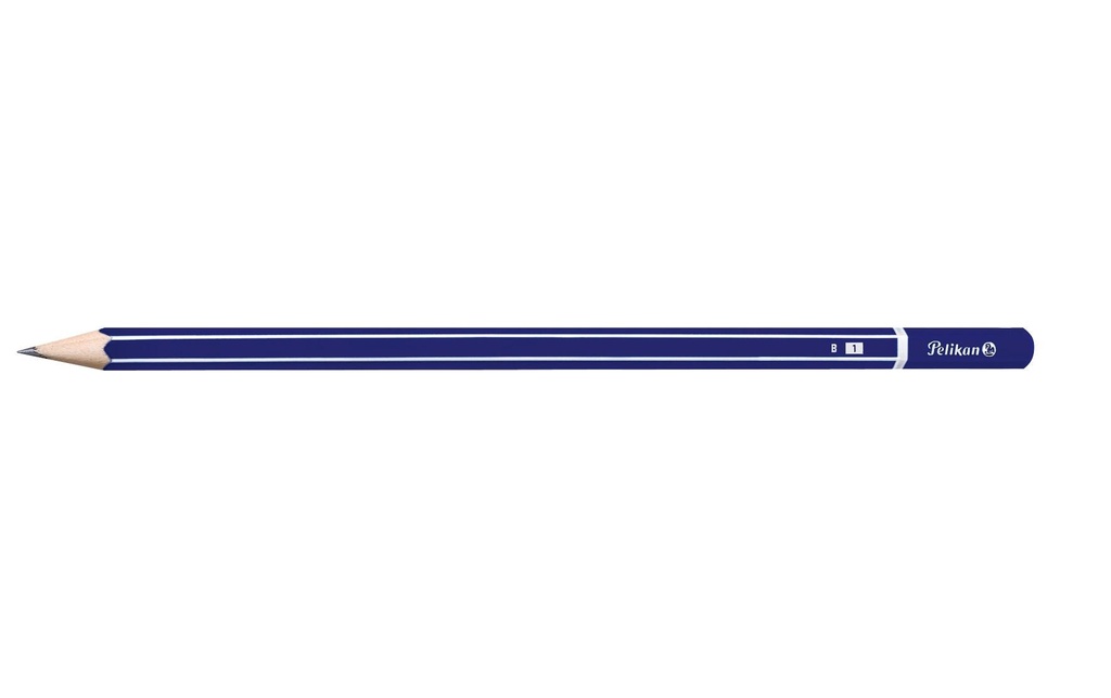 Pelikan Crayon B, bleu, 12 pièces
