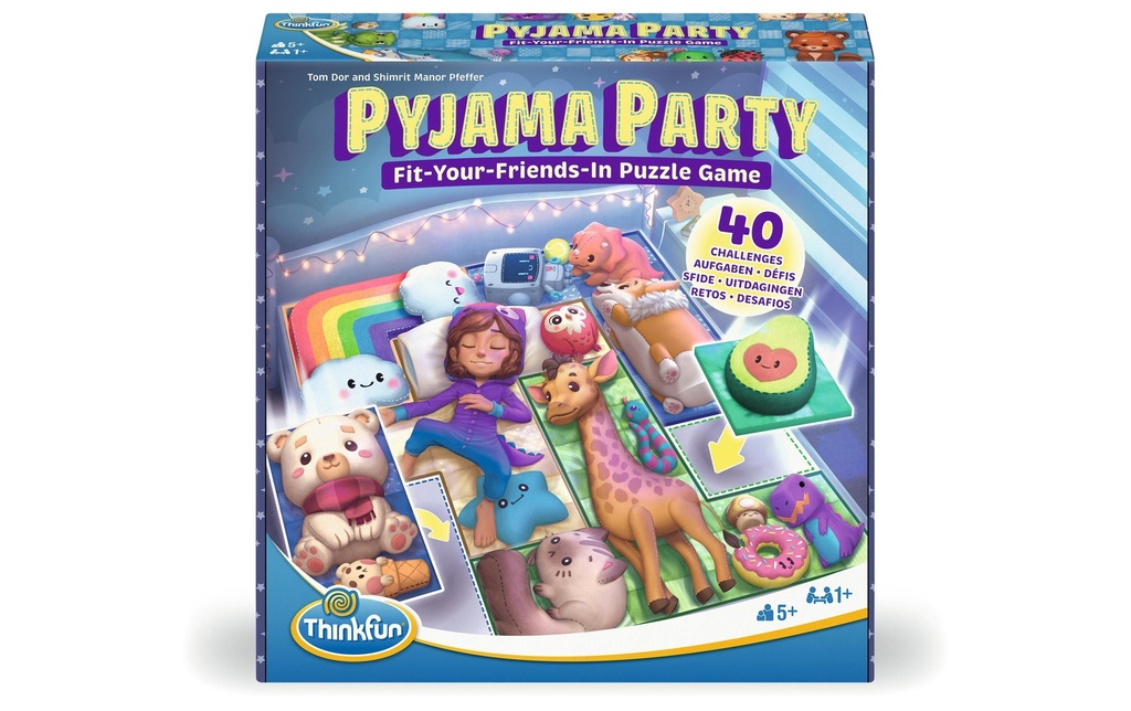 Thinkfun Jeux de casse-tête Pyjama Party à partir de 5 ans, 1 joueur