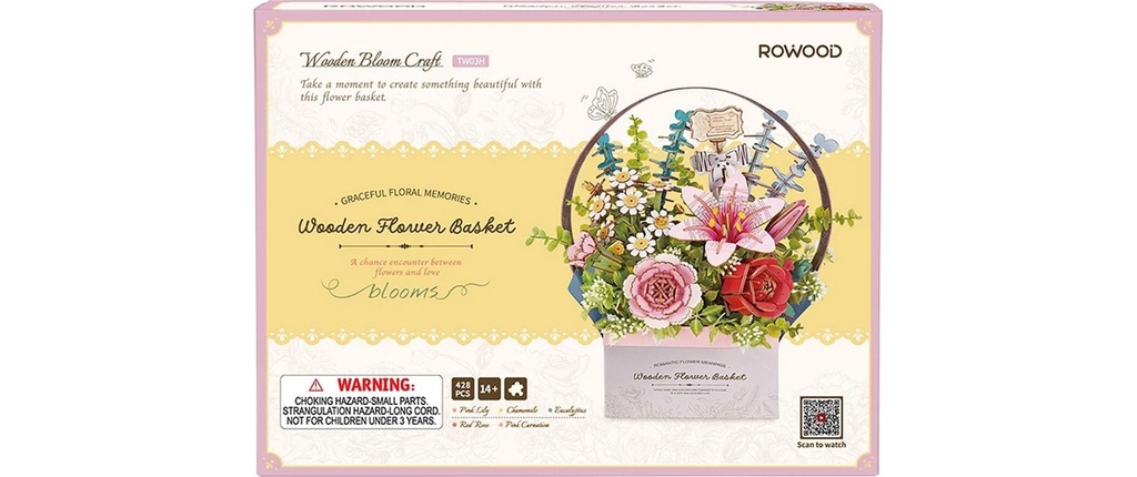 Rowood Kits de montage Bac à fleurs avec poignée