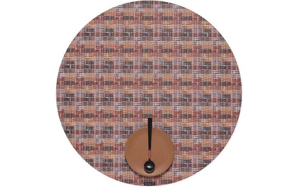 Chilewich Set de table Fable, rond, 38 cm, sorbet