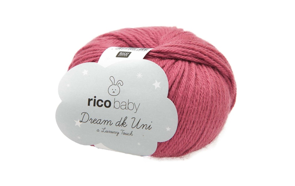 Rico Design Laine Baby Dream Uni DK 50 gr, Bordeaux