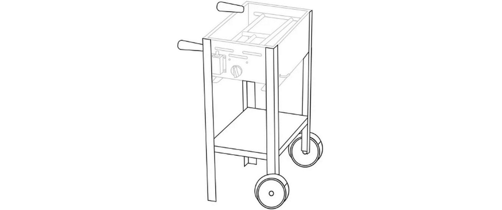 Blaser + Trösch Châssis PROFI 1 mobile, argent