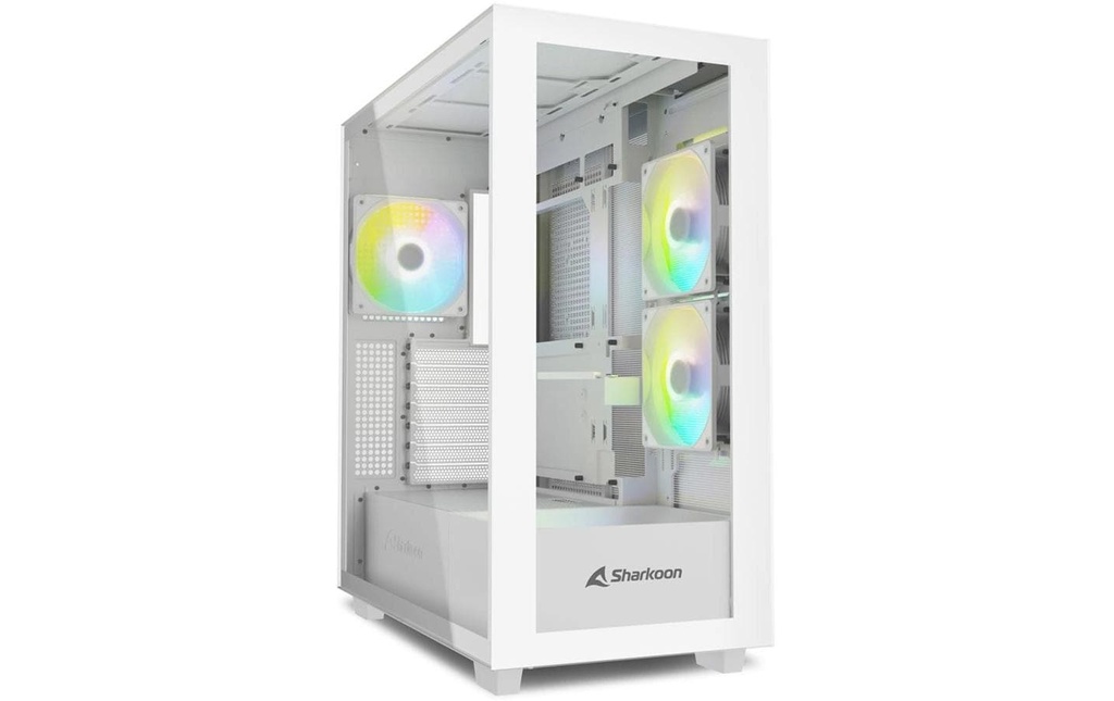 Sharkoon Boîtier d’ordinateur Rebel C60 Blanc