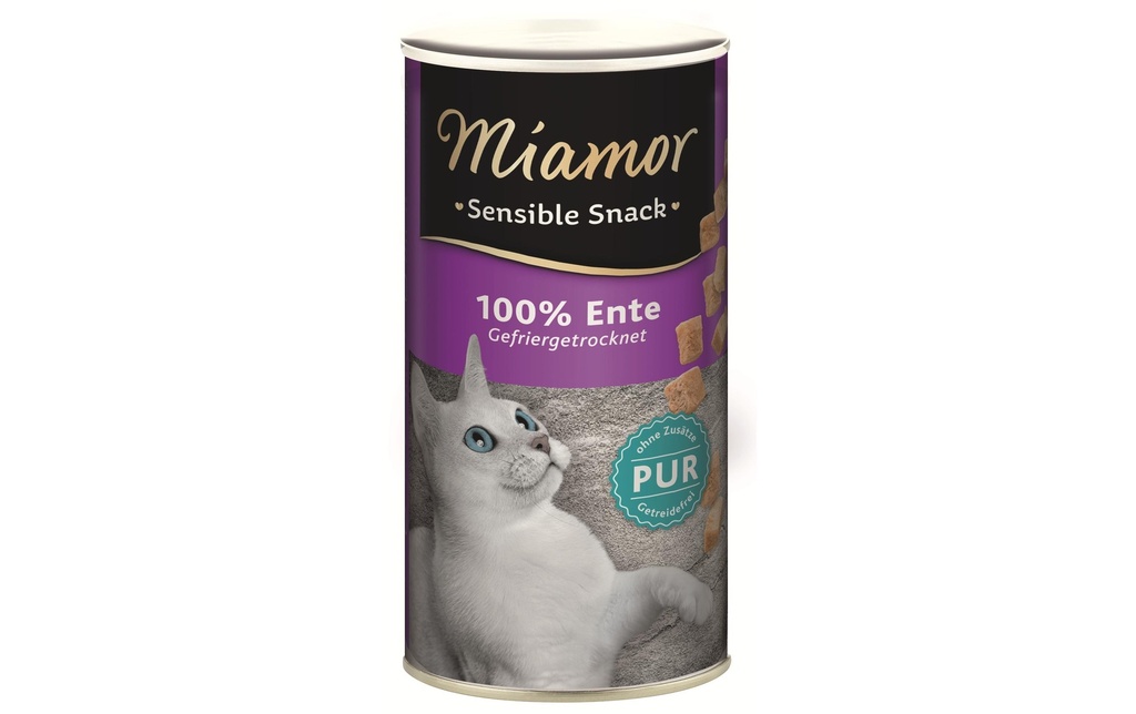 Miamor Collation pour chat Snack Sensible pur canard, 30 g