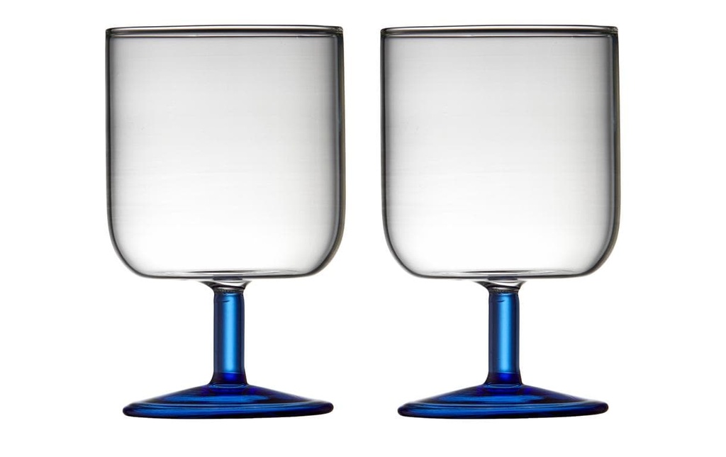 Lyngby Service de verres à vin Torino Bleu, 2 pièces, 30 cl
