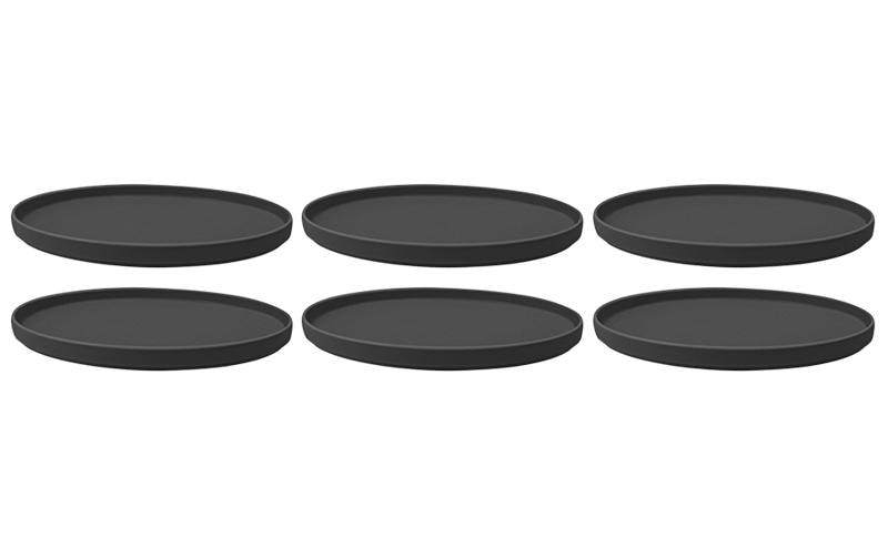 Villeroy & Boch Assiette non décorative Iconic 6 Pièce/s, Noir