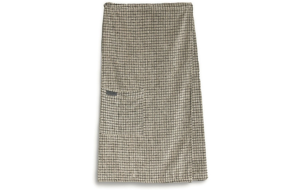 Möve Kilt de sauna Eden 0 x 85 cm, Noir