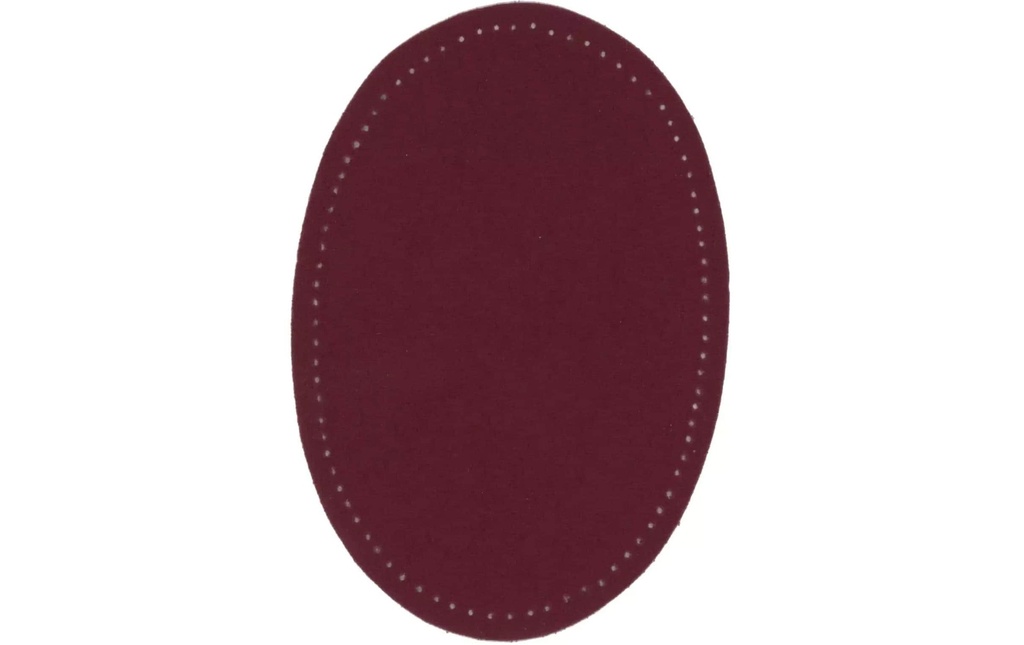 Prym Raccommodages 9,5 x 14.5 cm Imitation cuir, rouge foncé, 2 Pièce/s