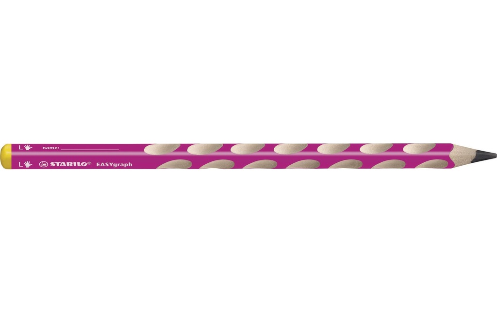 STABILO Crayon EASYgraph Rose, pour gauchers
