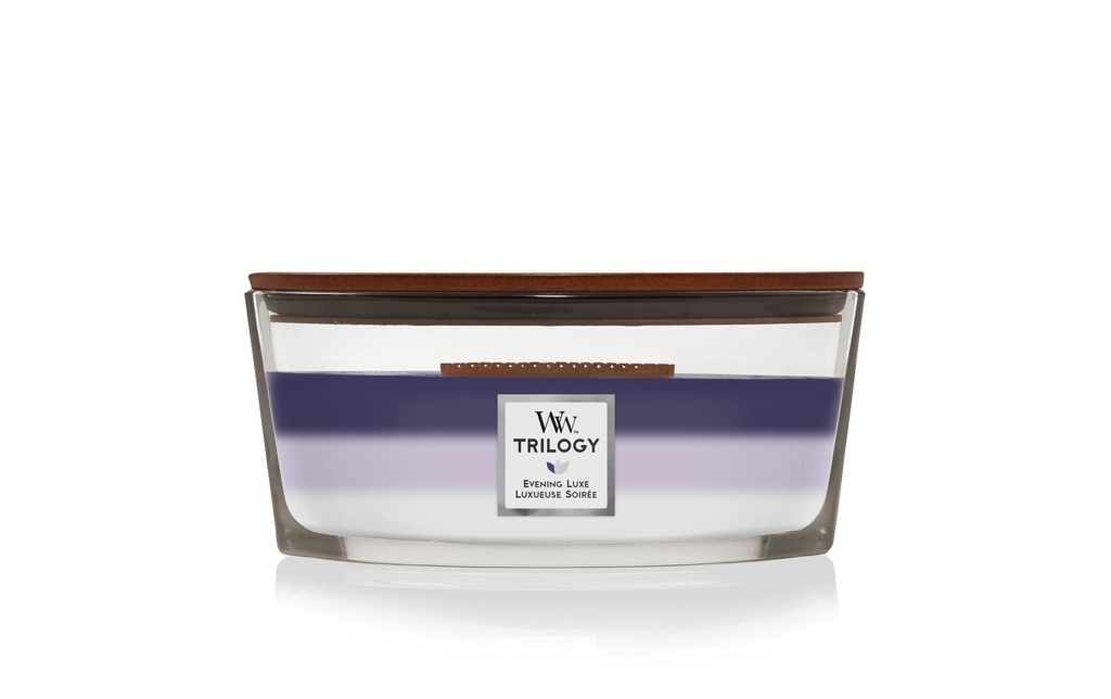 Woodwick Bougie parfumée Luxe Trilogy Ellipse