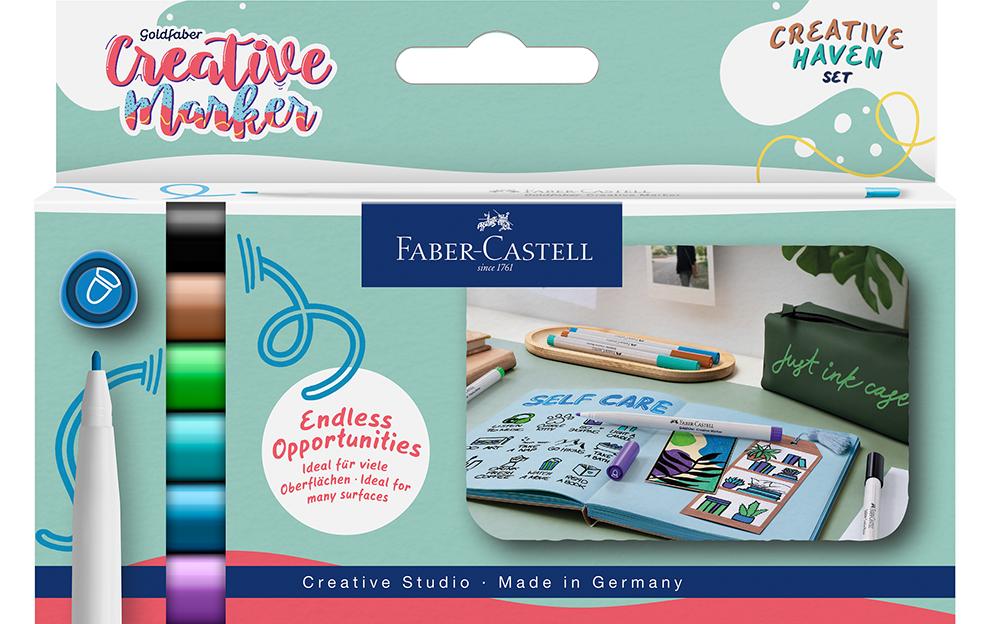 FABER-CASTELL Marq. Creative Creati.Haven (6 pces)