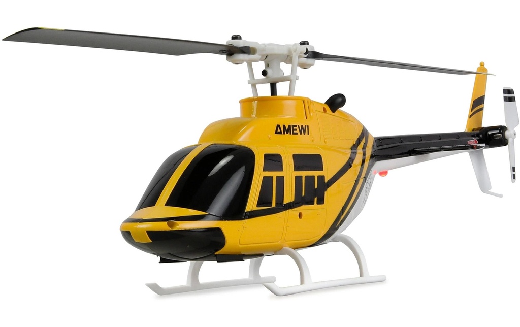 Amewi Hélicoptère Bell 206 Jet Ranger 4 canaux 6G RTF