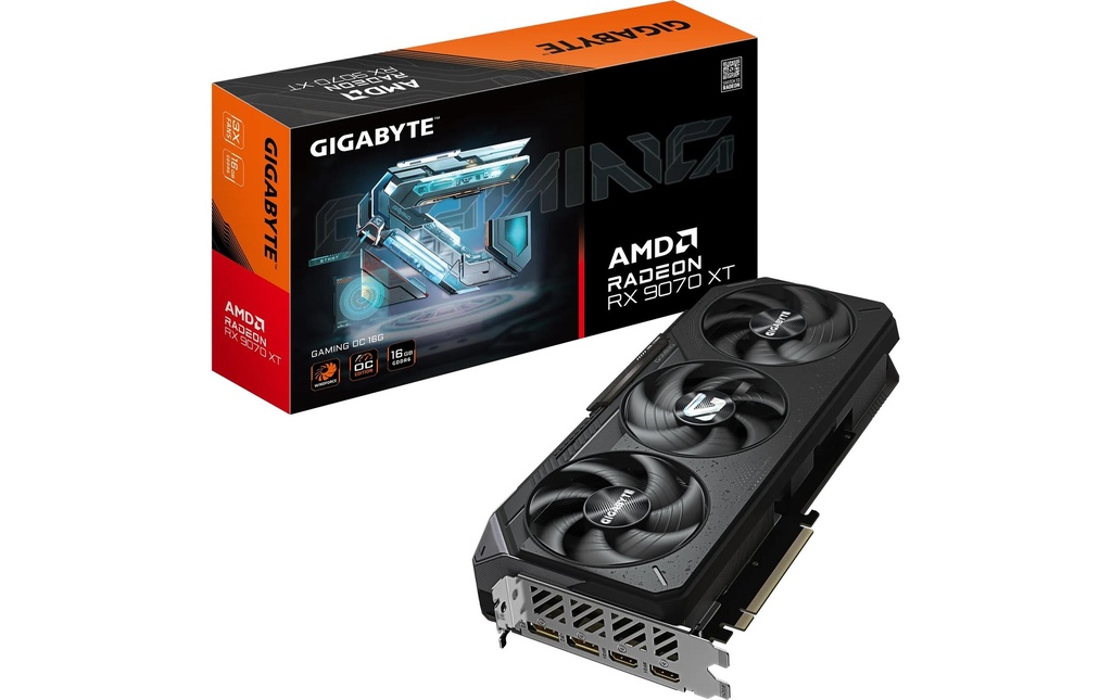 Gigabyte Carte graphique Radeon RX 9070 XT GAMING OC 16 Go
