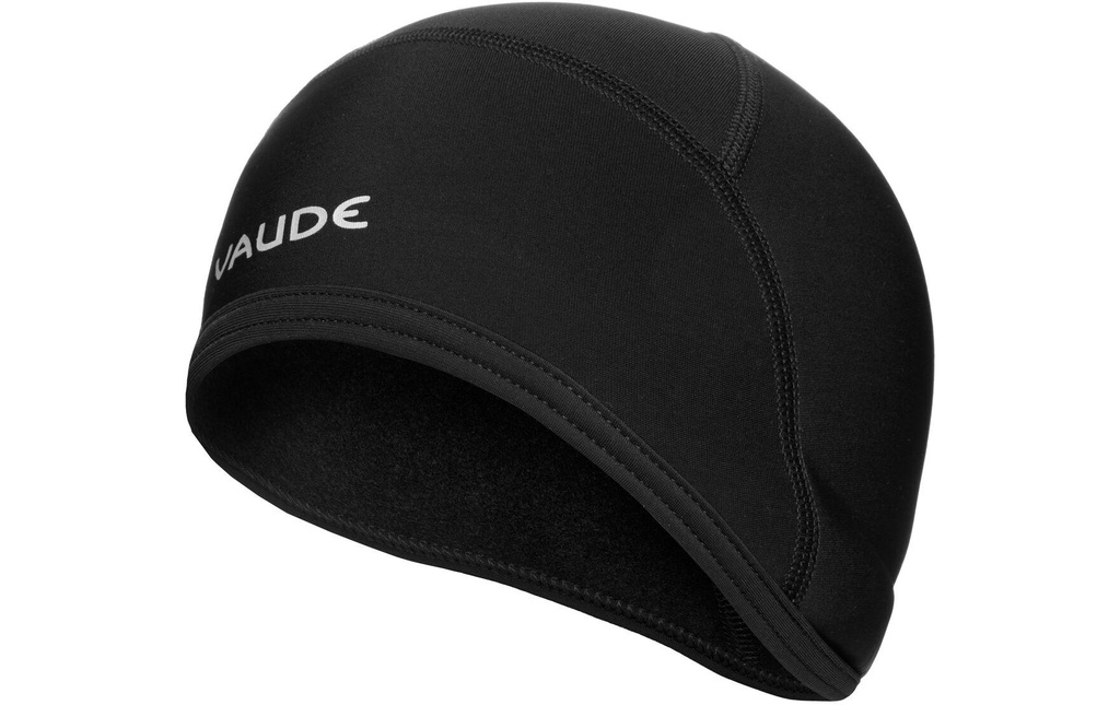 VAUDE Bonnet Bike Cap Warm Noir/blanc, M