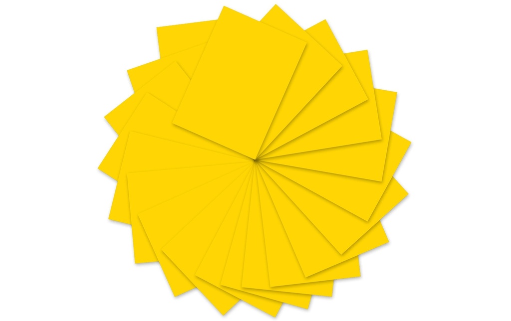 URSUS Papier cartonné 50 x 70 cm jaune ensoleillé