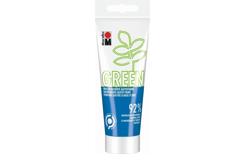 Marabu Peinture pour bricolage Peinture alkyde Green Bleu azur, 100 ml