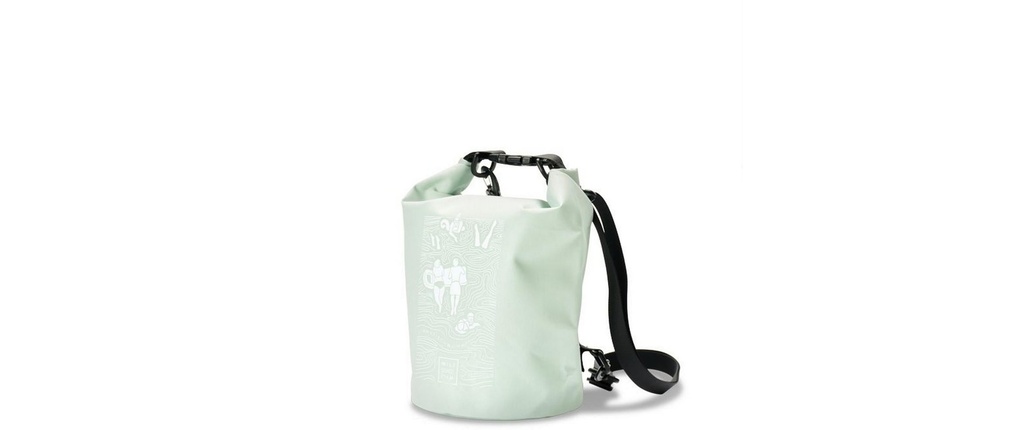 Wili Wili Tree Sac étanche Limmat Schwumm Wave Green, 7 l