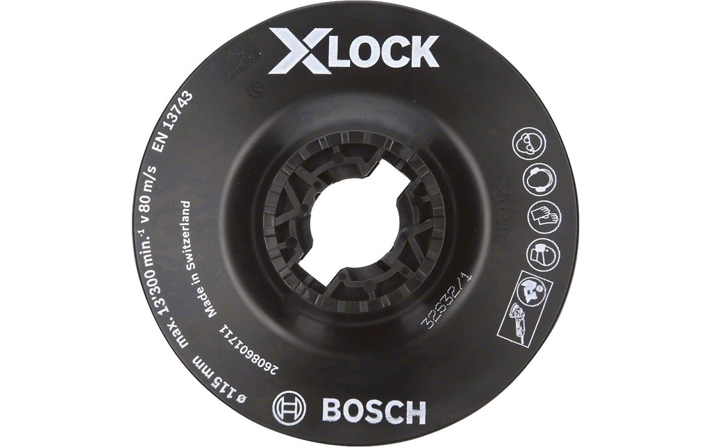 Bosch Professional Plateau de soutien X-LOCK 115 mm souple