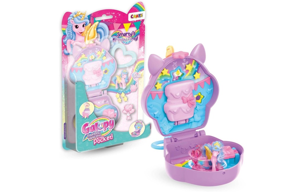 Craze Licorne arc-en-ciel figurine de poche