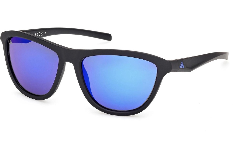 adidas ES0001 Lunettes de soleil Sport Matte Black, Blue