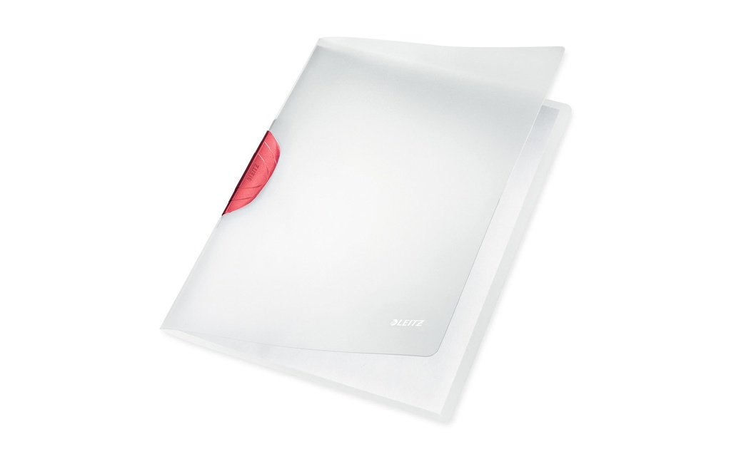 Leitz Chemises à clip Color-Clip Magic Rouge/Semi-transparent