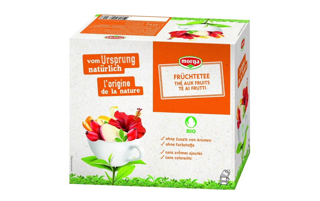 Morga Sachet de thé Thé aux fruits bio 50 sachets