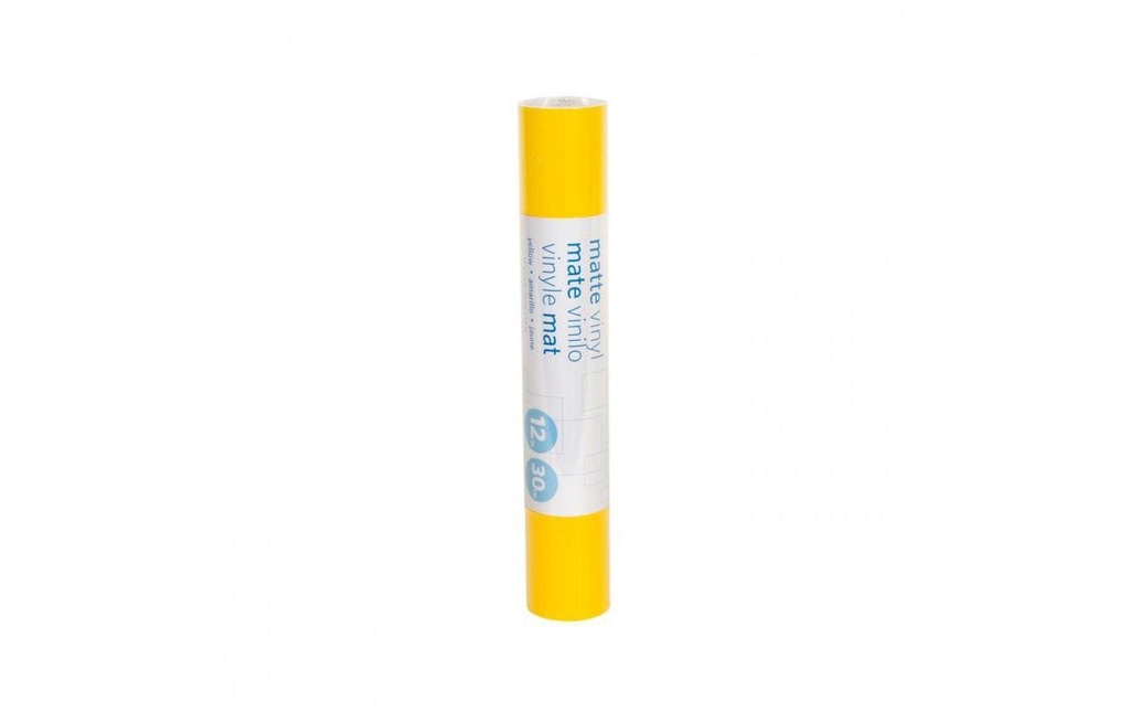 Silhouette Film de vinyle matt 30.5 cm Jaune, mat