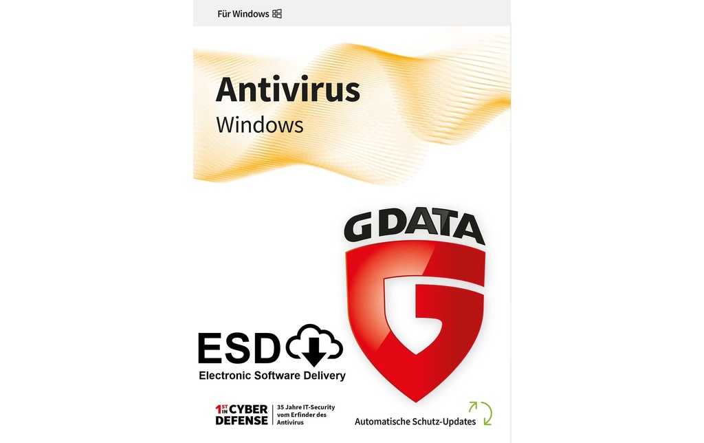 G DATA AntiVirus – Swiss Edition Version complète, 2 appareils, 3 ans