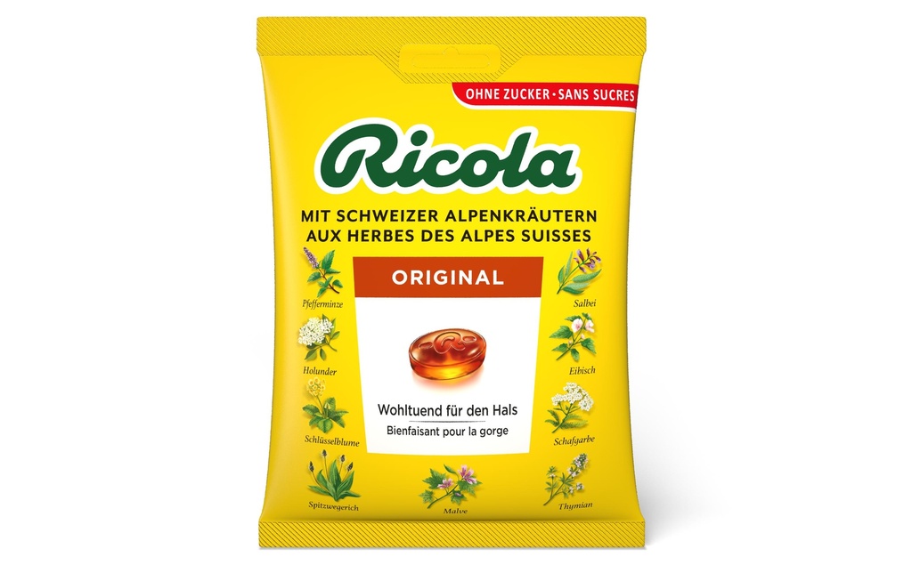 Ricola Bonbons Herbes originales 125 g