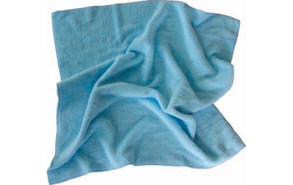 MSV Chiffon de nettoyage en microfibre 50 cm x 50 cm Bleu