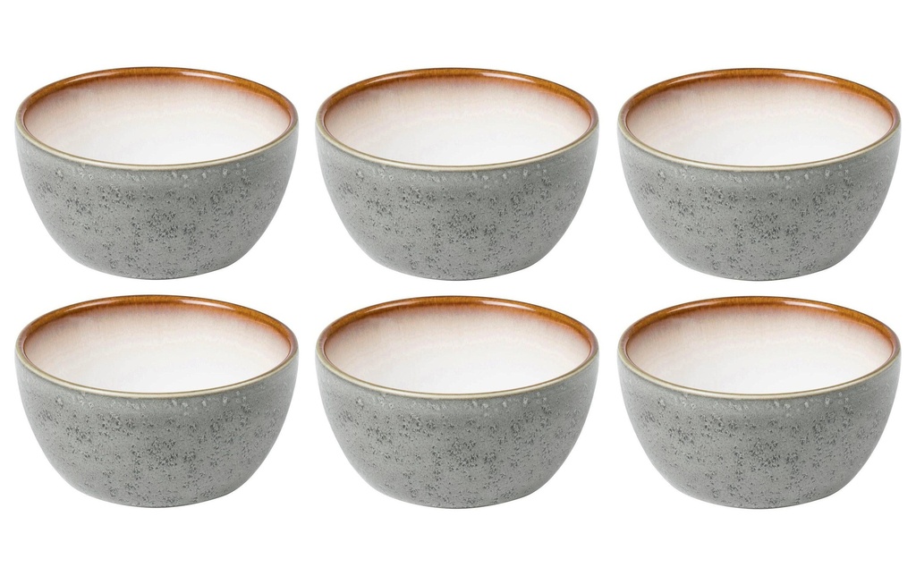 Bitz Coupelle apéritif Ø 10 cm 6 Pièce/s, Gris/Crème