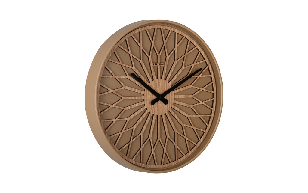 KARLSSON Horloge murale Girasol 40.6 cm, Moka