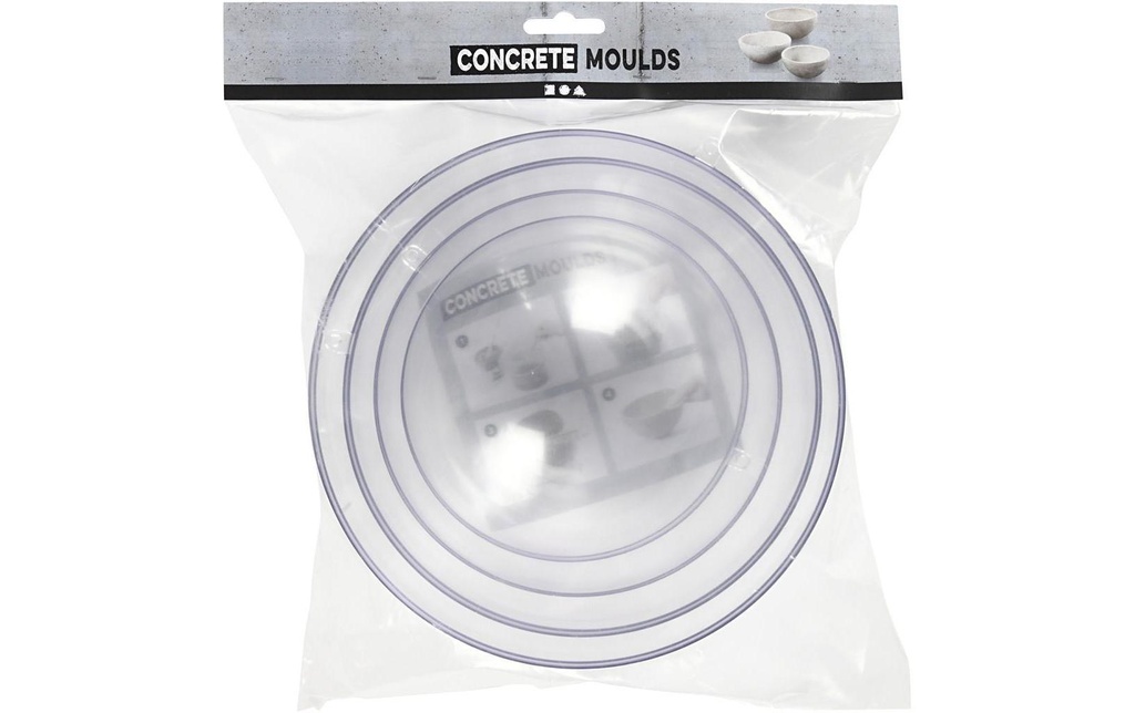 Creativ Company Moule à couler 13.6 + 15.6 + 18 + 20 cm concret