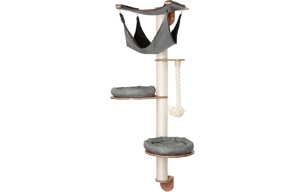 Kerbl Arbre à chat Dolomite Tofana 2.0 - Gris, 160 x 75 cm